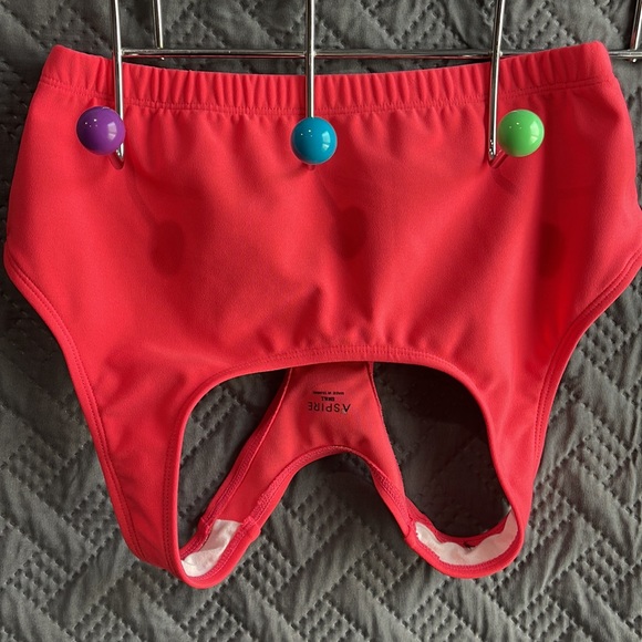 ASPIRE Melon Pink Racerback Athletic Yoga Sports Bra - Picture 3 of 6